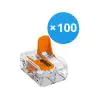 Multipack 100x Wago 221-412 Bornier à vis Connecteur| 2 Câble Connexion