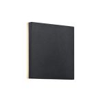 Nordlux Artego Wandlamp Aluminium Zwart 8W 484lm - 830 Warm Wit