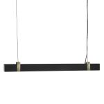 Nordlux Lilt Pendelarmatuur Metaal Zwart 27W 2000lm - 827 Zeer Warm Wit | 3-Staps Dimbaar 
