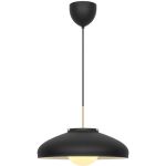 DFTP by Nordlux Latif Pendelarmatuur Metaal en Glas Zwart | 400mm - Geschikt voor E14