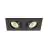 SLV New Tria 155 Spot Aluminium Zwart Vierkant 14W 610lm 38D - 927 Zeer Warm Wit | Beste Kleurweergave - Dimbaar 