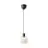 Nordlux Milford Mini Zwart Pendelarmatuur Glas Zwart | Geschikt voor 1x E27