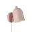 Nordlux Gaston Wandlamp Metaal en Hout Roze | Geschikt voor E27