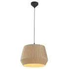 Nordlux Dicte 40 Pendelarmatuur Textiel Beige| Geschikt voor 1x E27